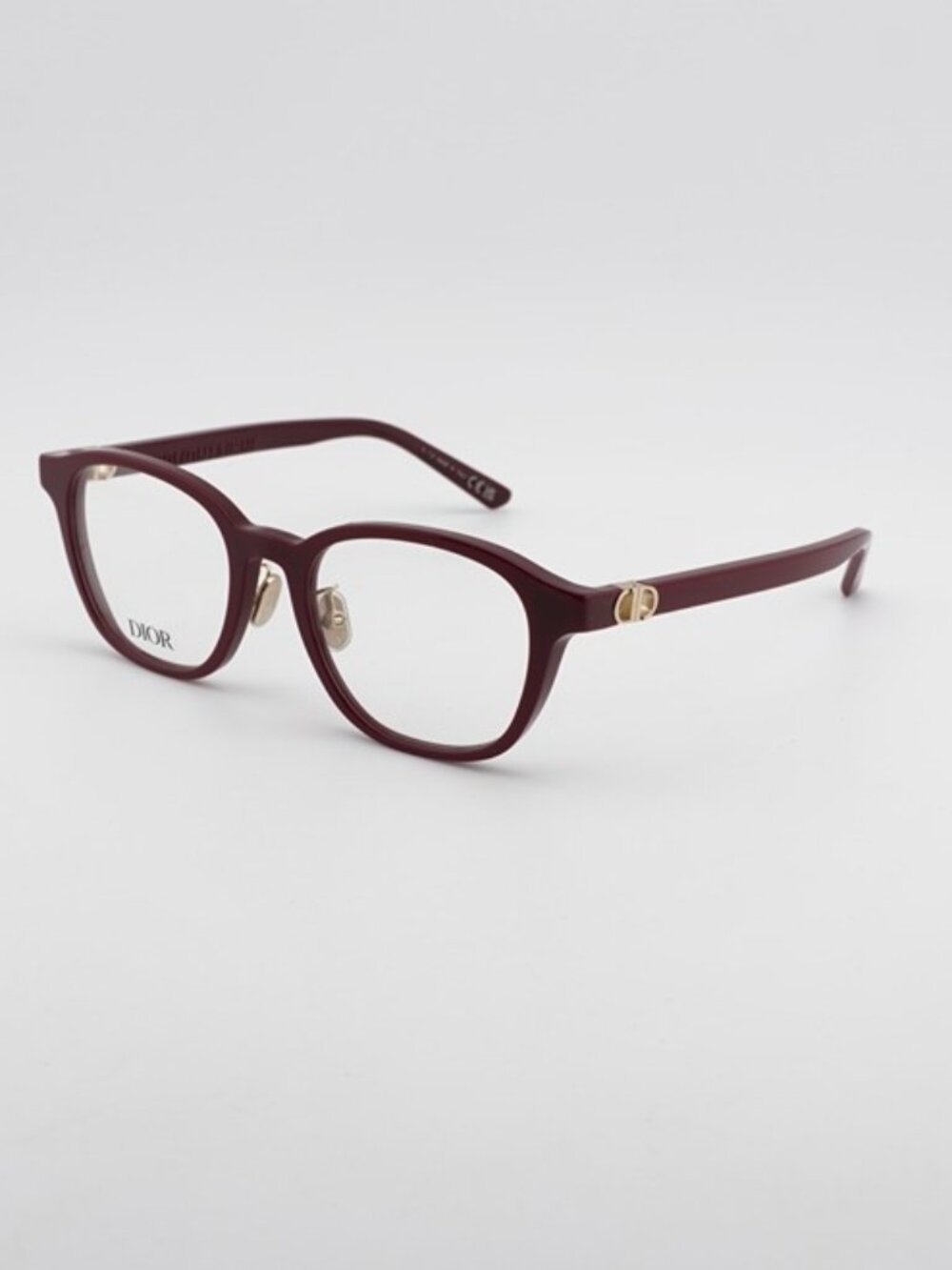 Dior 30MONTAIGNEMINIO S3F 3500 Eyeglasses Red 53mm Square Frame